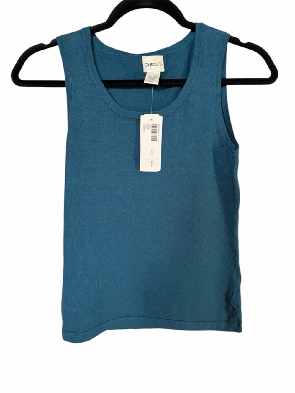Chico's Women’s Teal Blue Tank Top - Sleeveless Knit